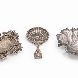 Three silver bowls, Italy, 20th Century, Mugnai