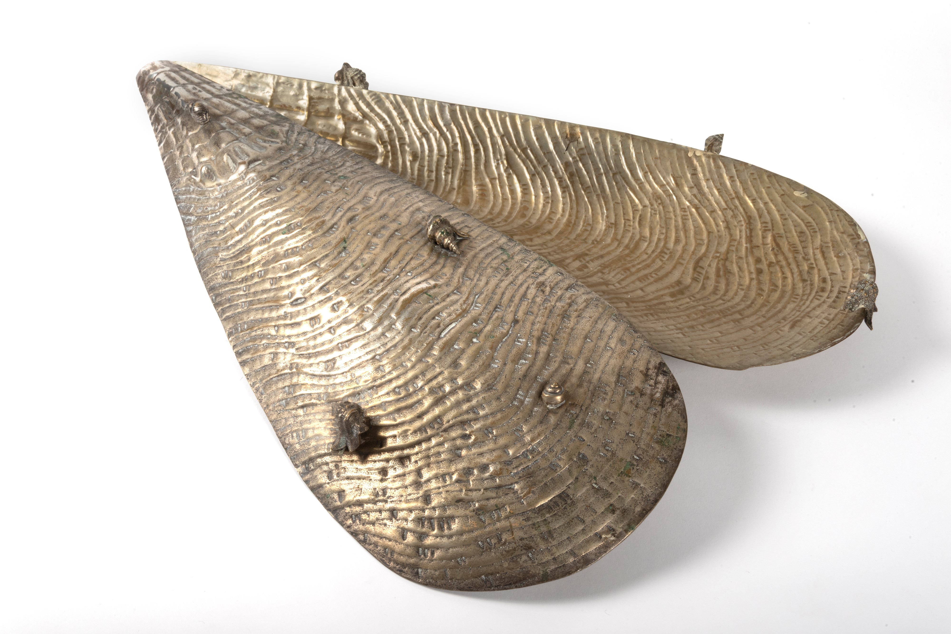 Franco Lapini - Grande Porta Crostacei in Silver Plate