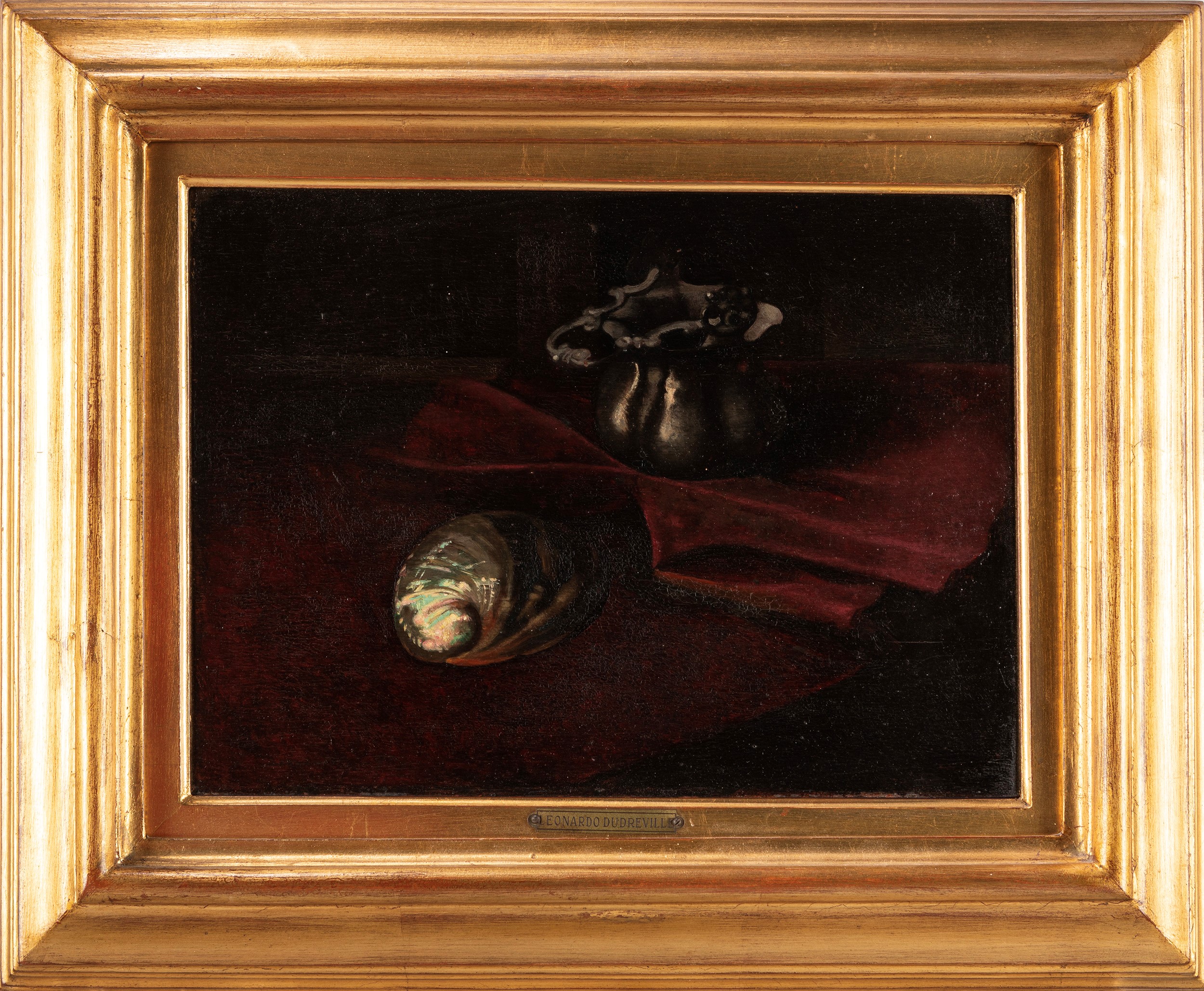 Leonardo Dudreville - Conchiglie, olio su tavola