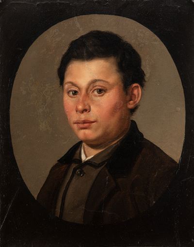 Ritratto di Carlo Piccinelli, olio su tela