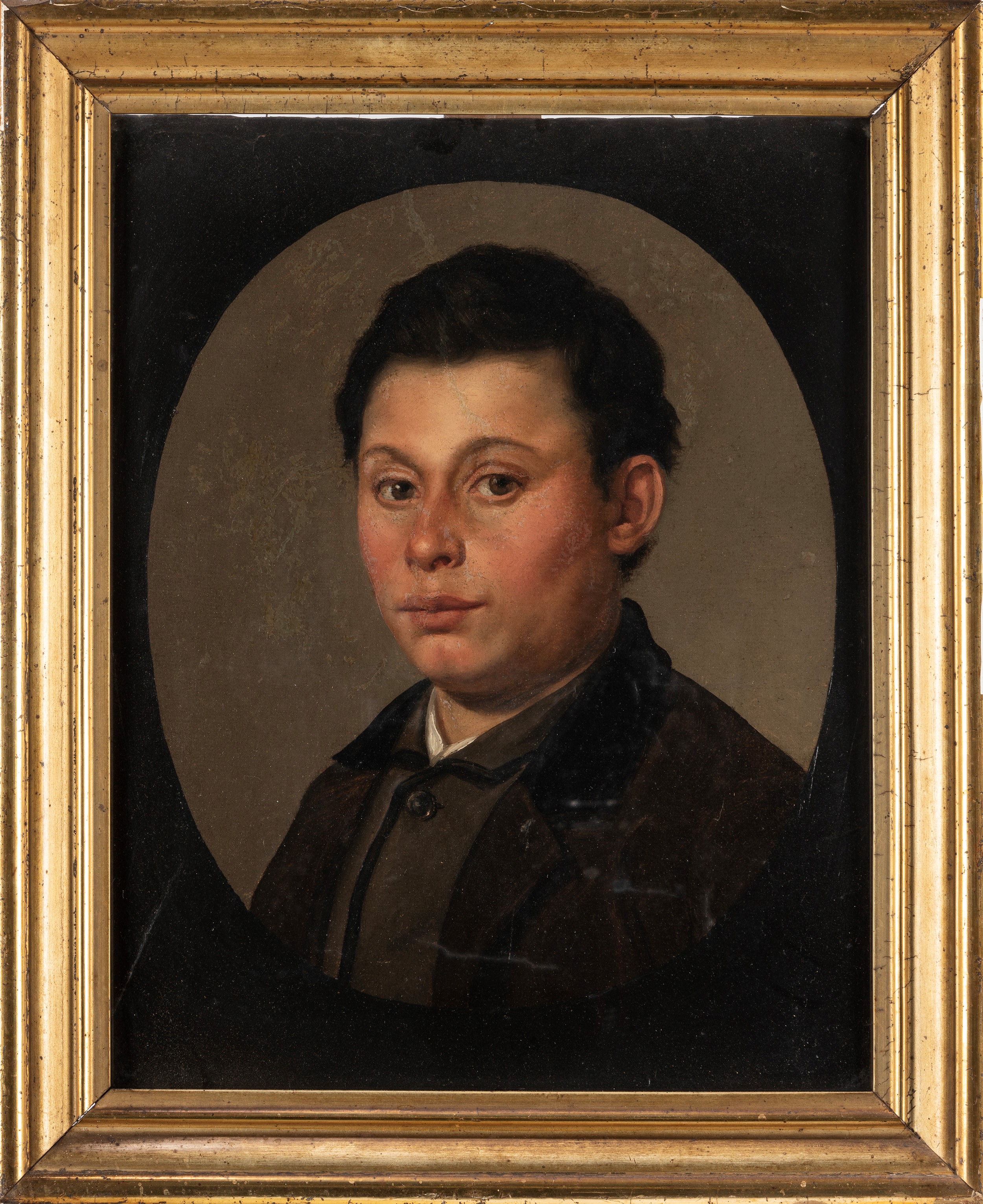 Ponziano Loverini - Ritratto di Carlo Piccinelli, olio su tela