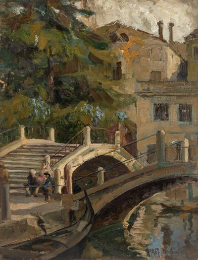 Venezia, olio su cartone, 1907