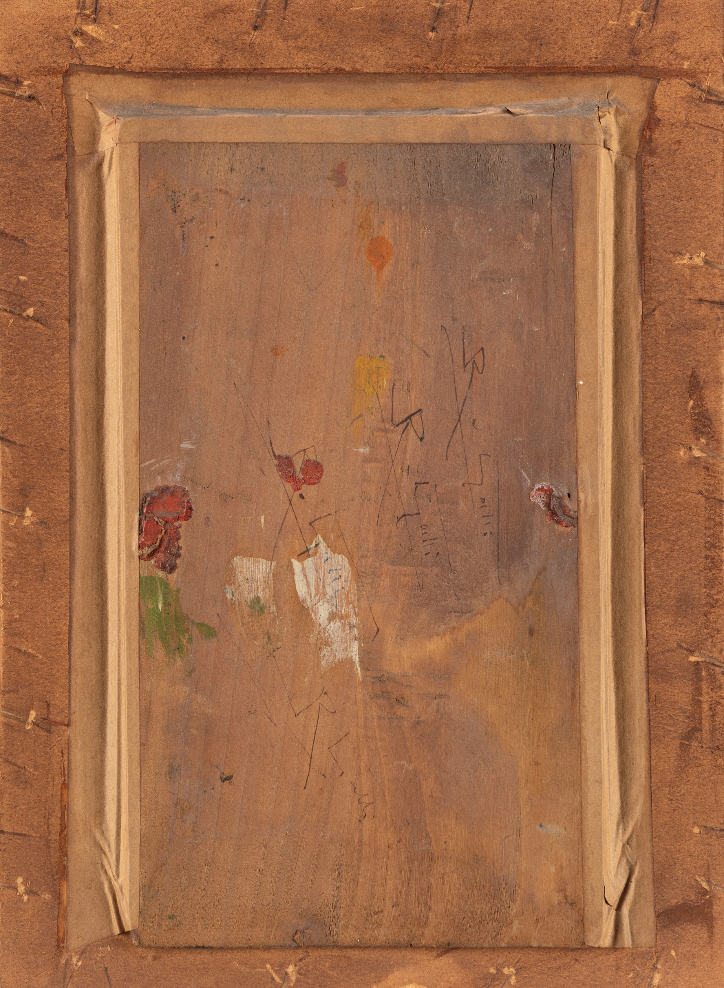 Riccardo Galli - Ritratto di popolana, olio su tavola
