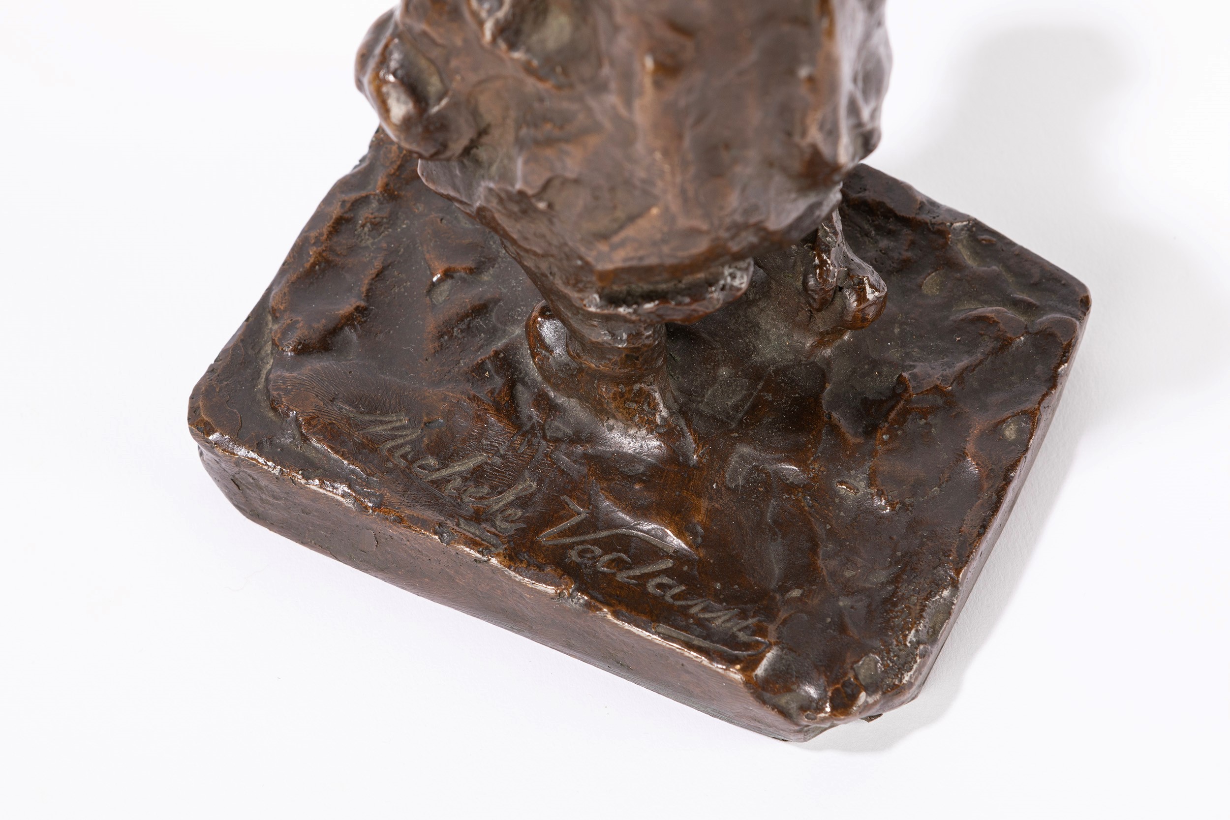 Michele Vedani - Amore fraterno, scultura in bronzo