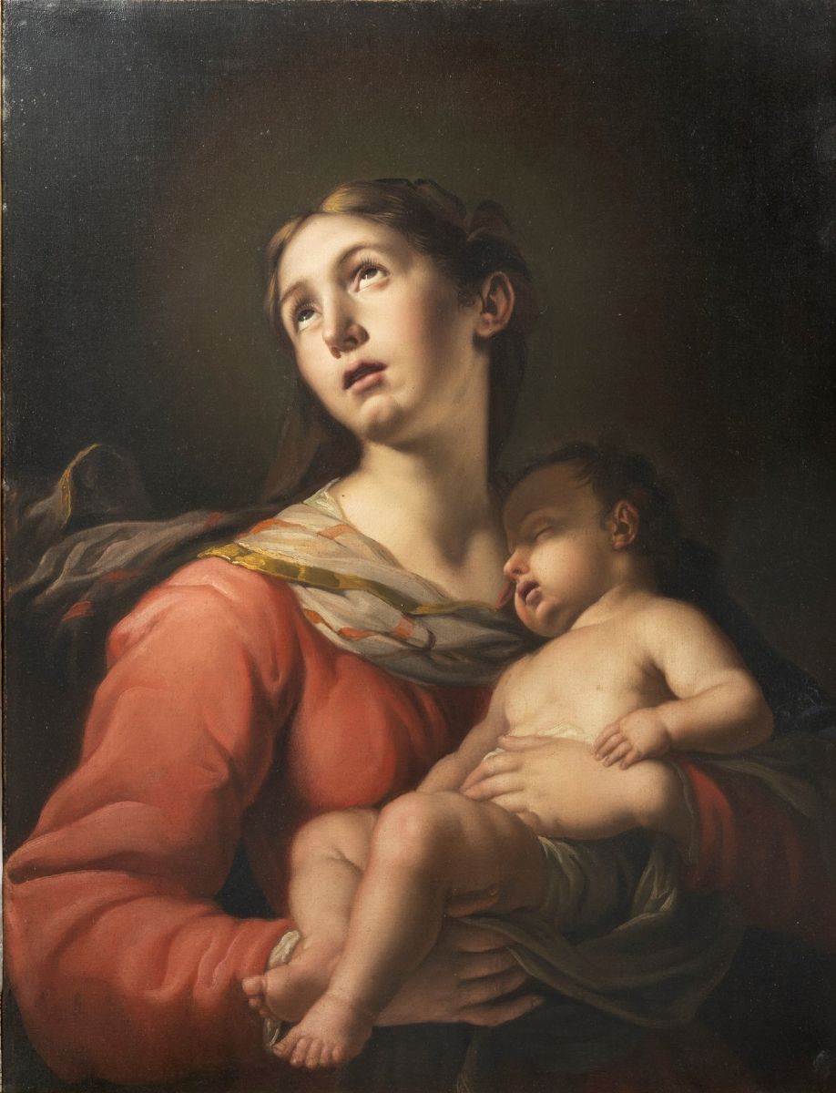 Scuola Toscana, Secolo XVIII - Madonna con Bambino