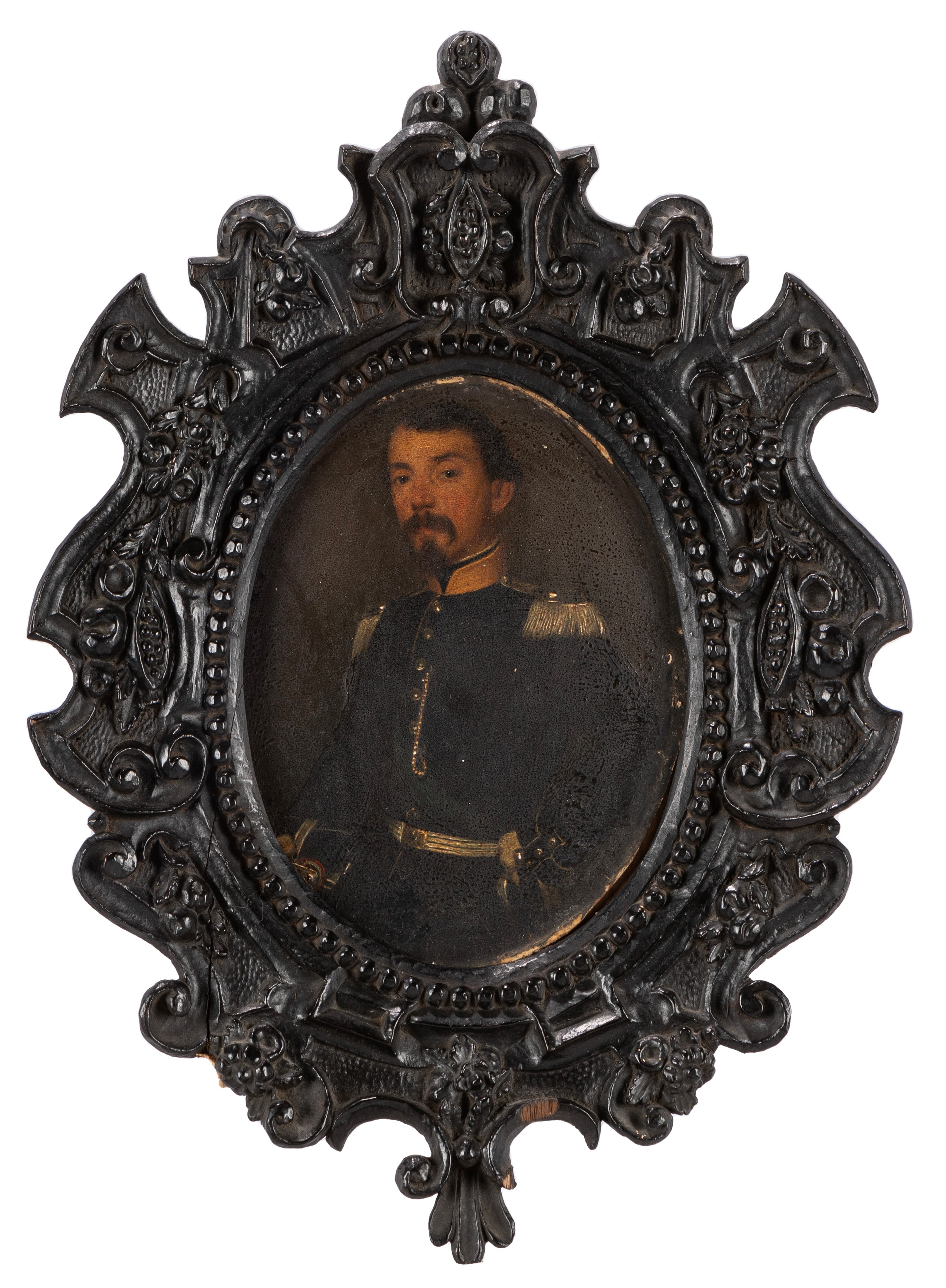Attribuito a Ponziano Loverini (gandino 1845-1929) - Autor sconosciuto, Ritratti del tenente colo...