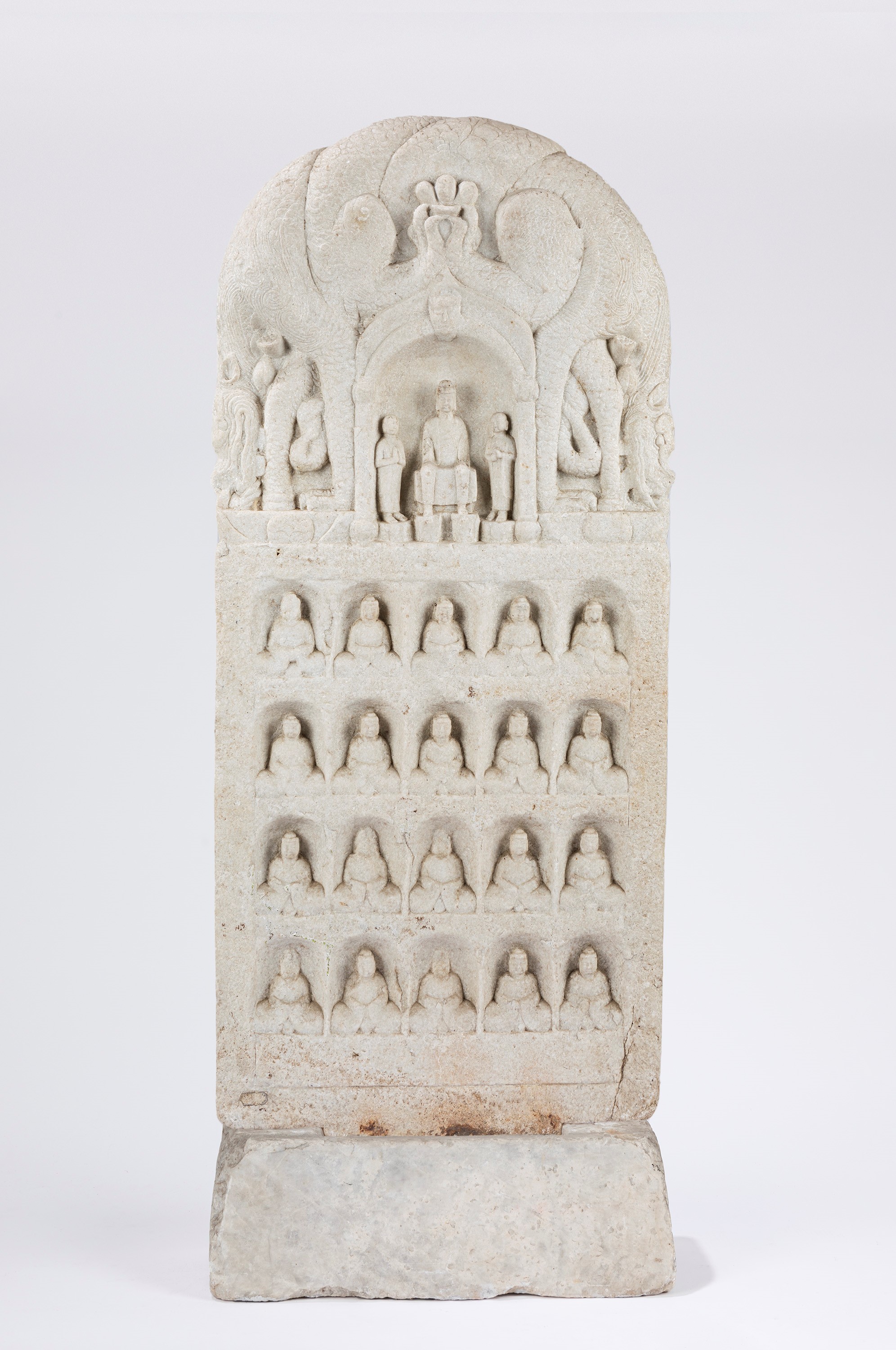 Antica Stele Indiana in Pietra