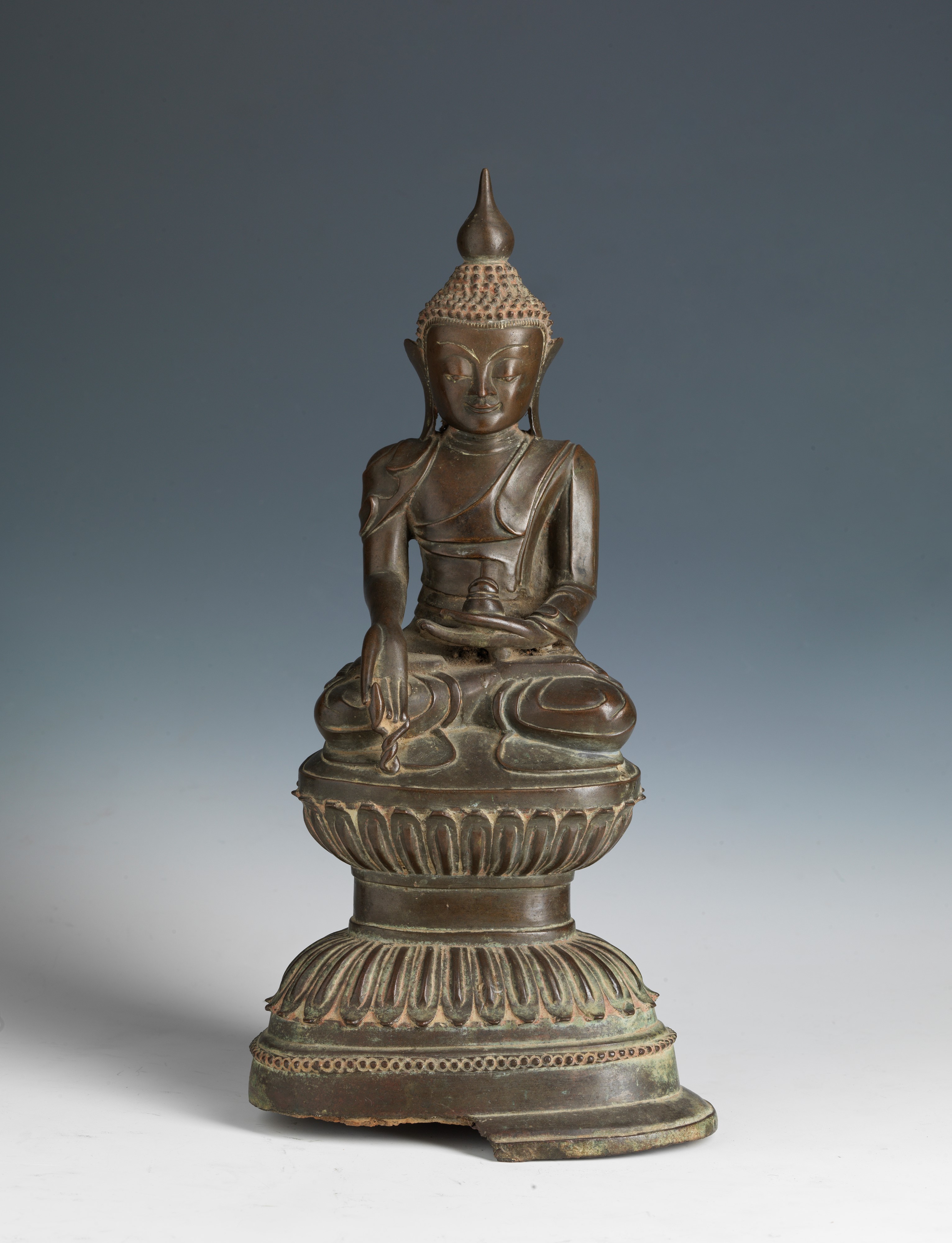Buddha in Bronzo. Thailandia, Secolo XIX