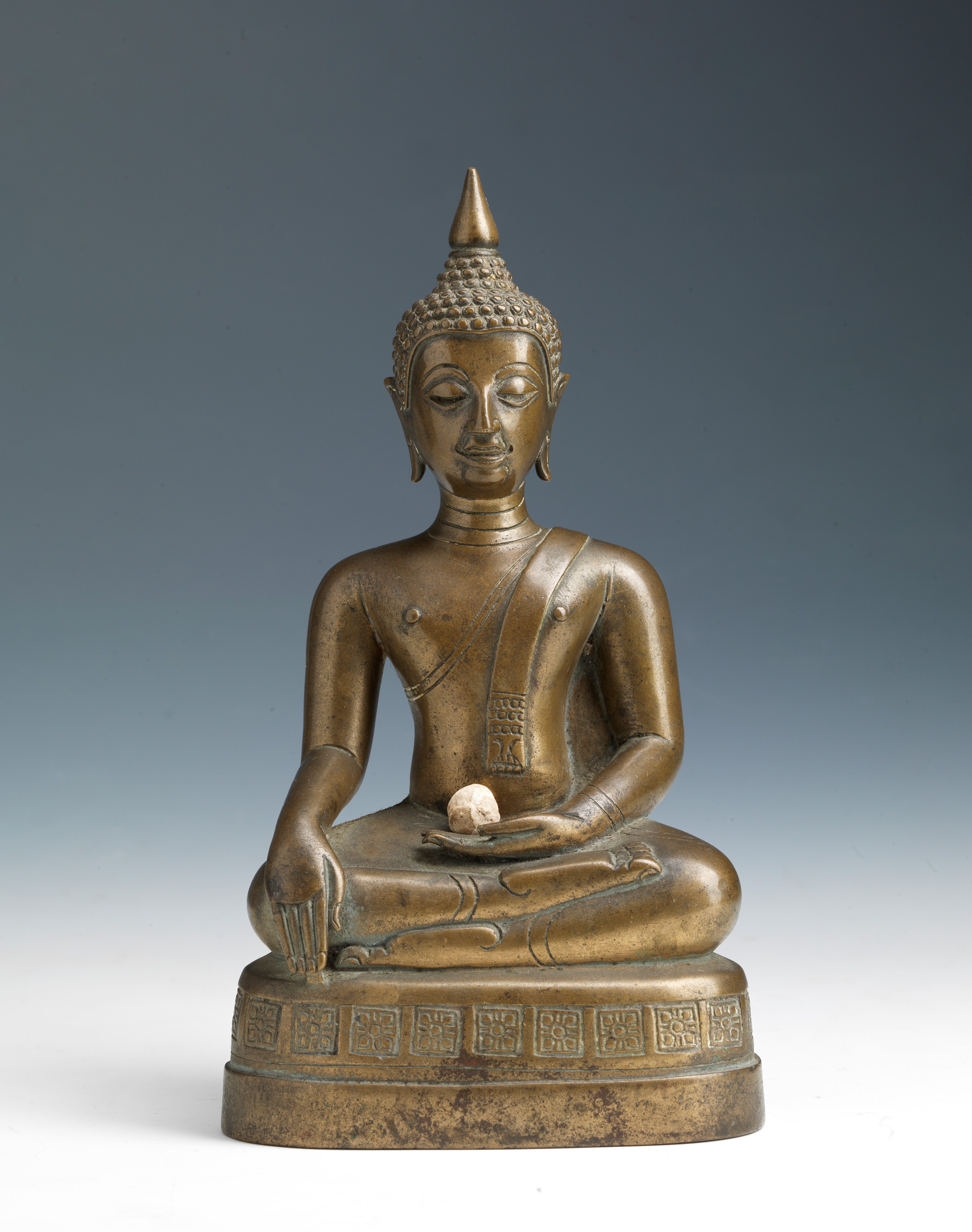 Buddha in Bronzo. Thailandia, Fine Secolo XIX