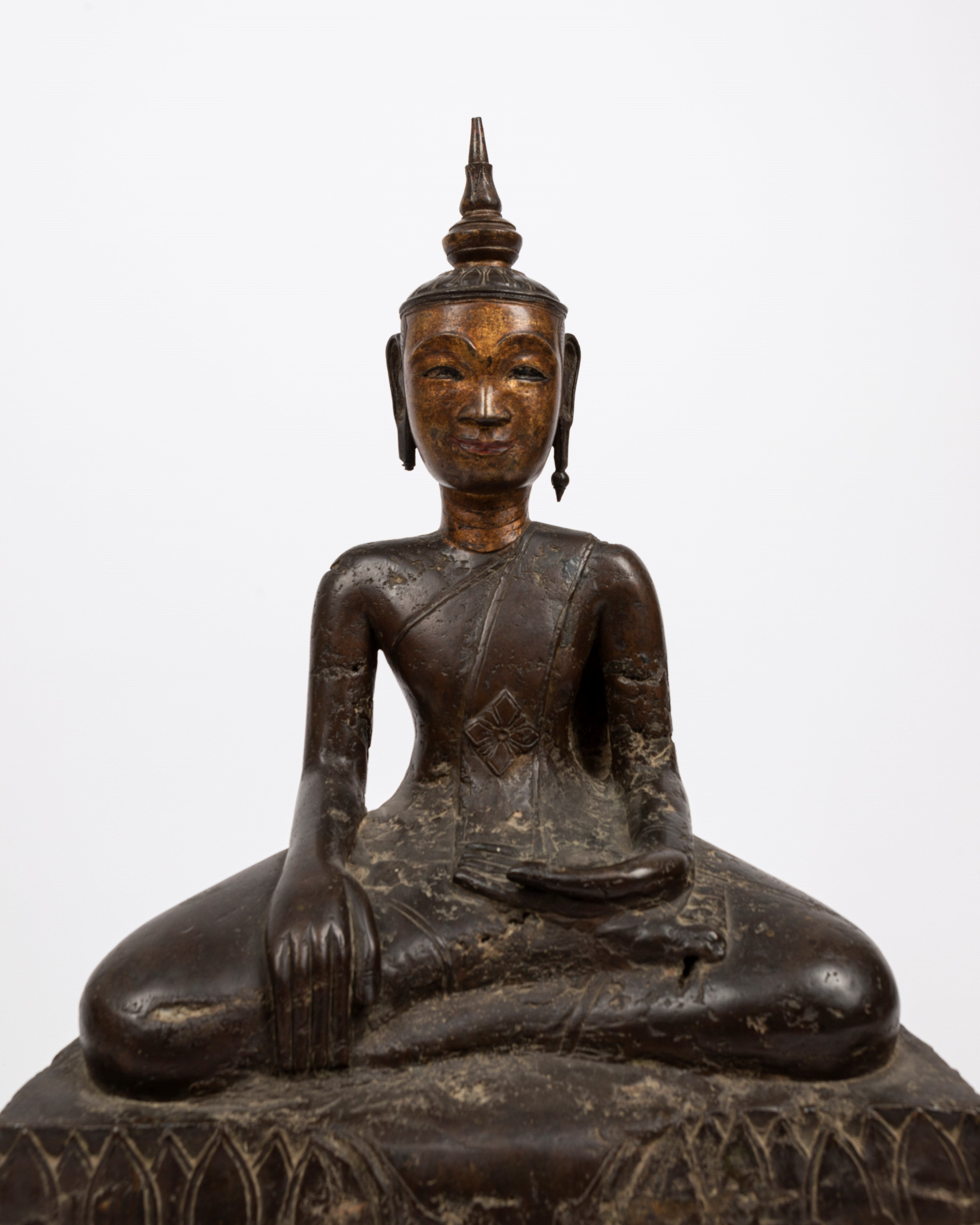 Grande Buddha in Bronzo. Laos, Inizio Secolo XX