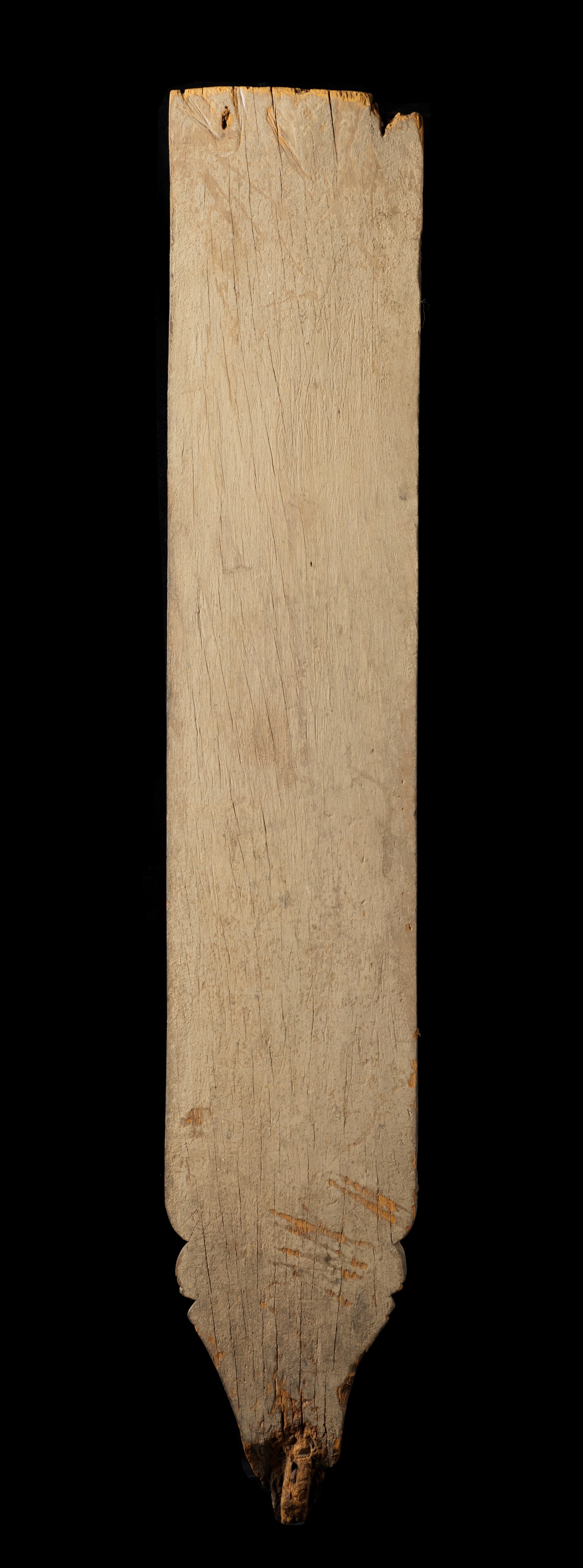 Coppia di Lesene in Legno Raffiguranti Divinità. India, Inizio Secolo XX