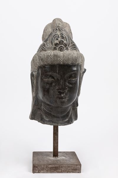Testa di Buddha. India, Secolo XX