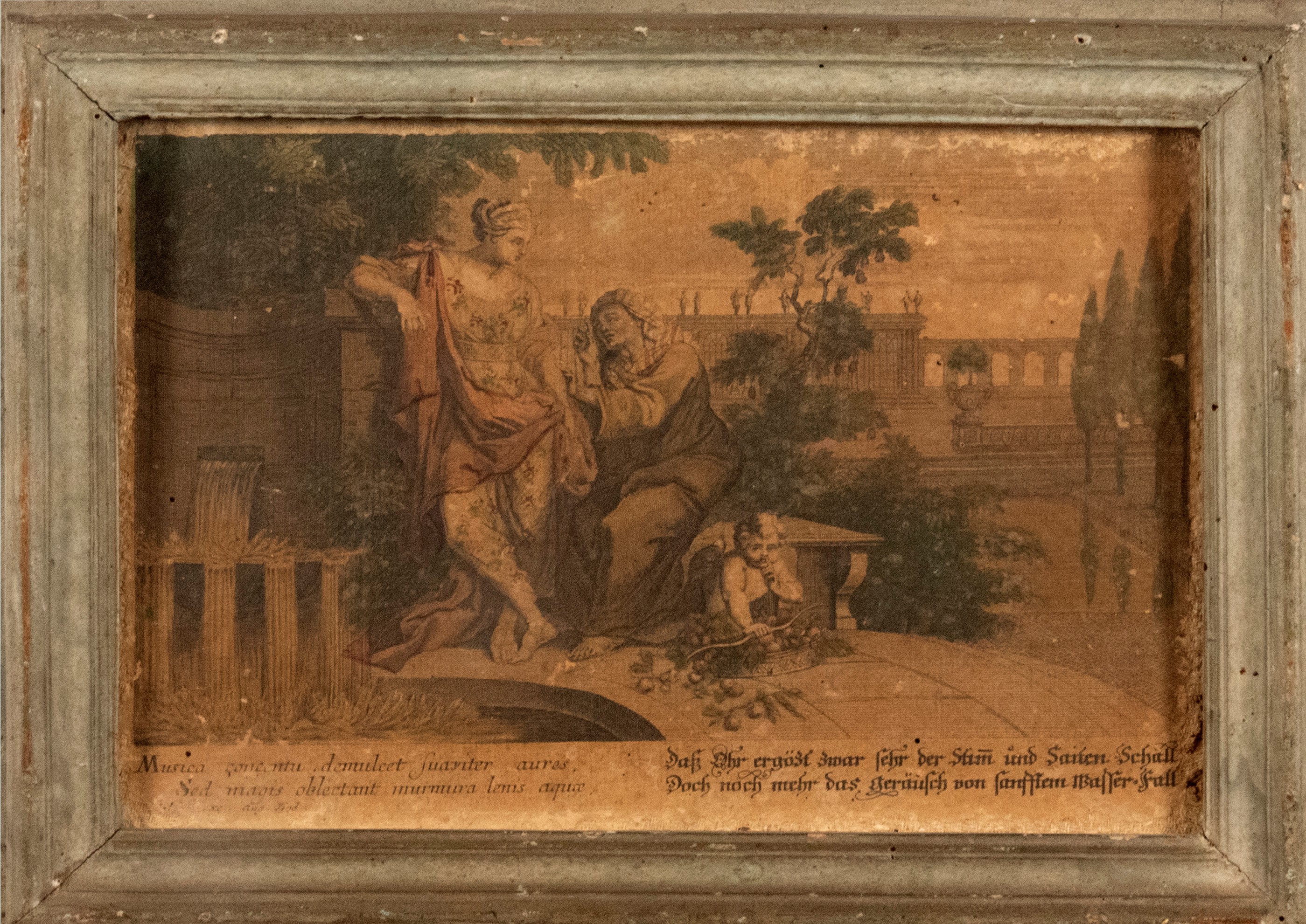 Quattro Cornici Luigi XVI in Legno Laccato, Marche Secolo XVIII