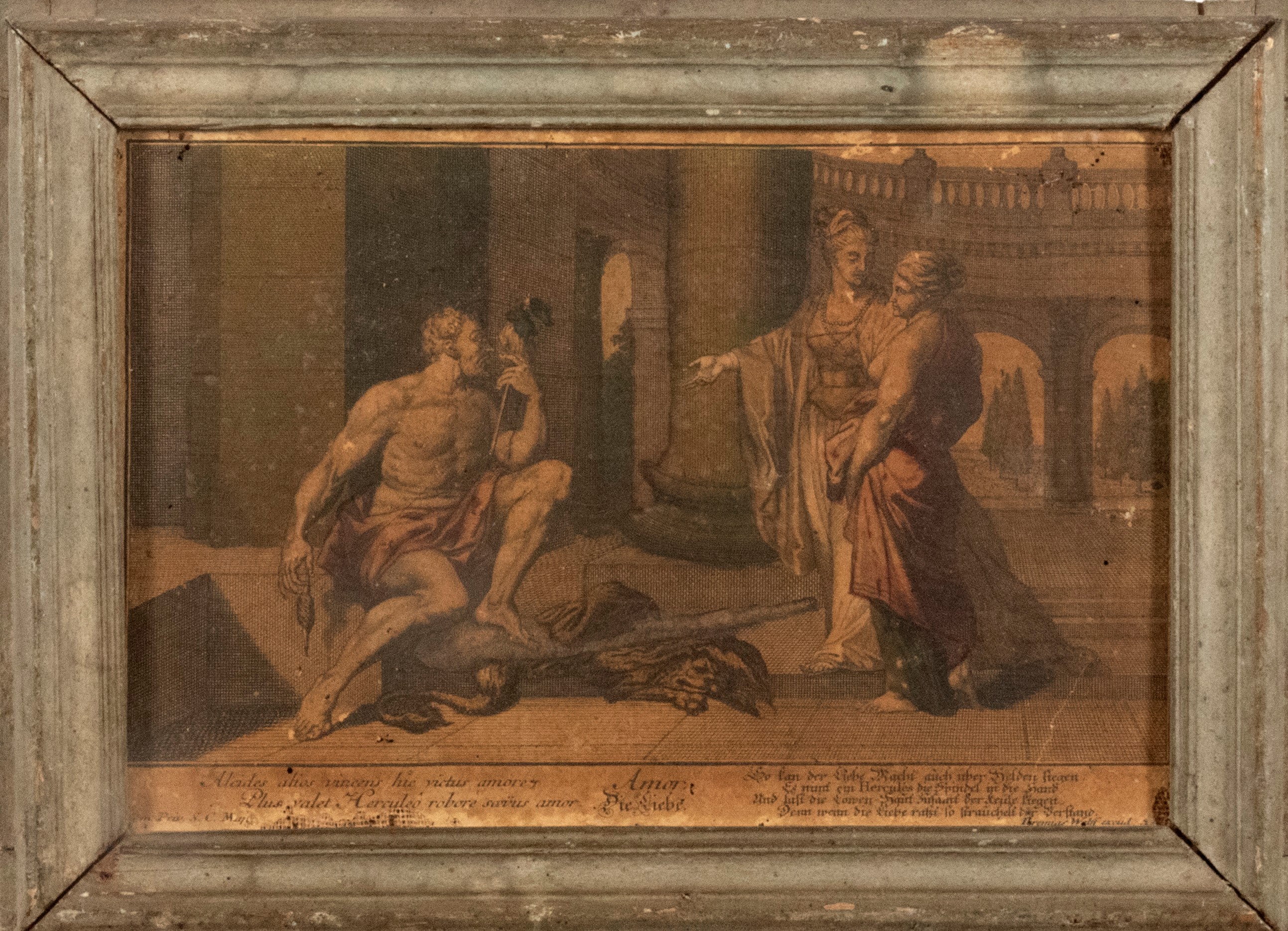 Quattro Cornici Luigi XVI in Legno Laccato, Marche Secolo XVIII