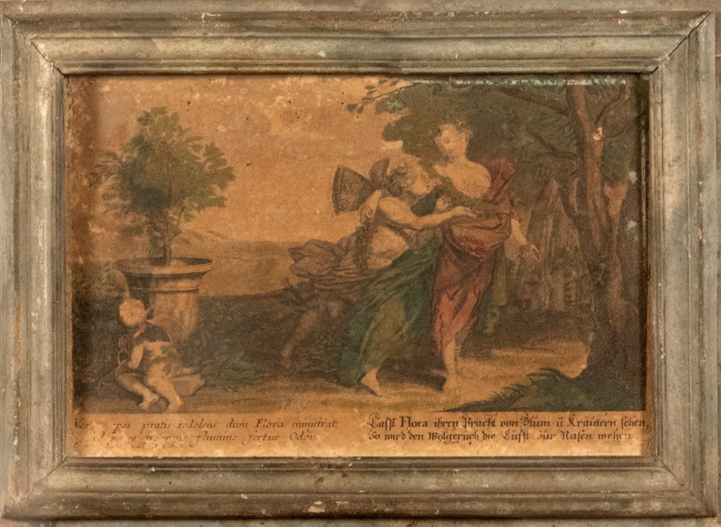 Quattro Cornici Luigi XVI in Legno Laccato, Marche Secolo XVIII