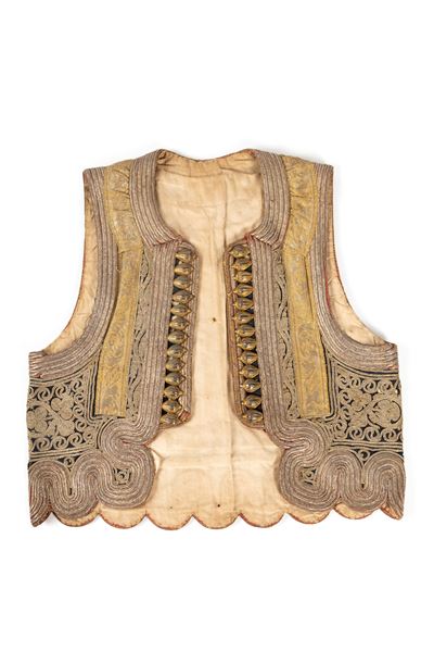 Gilet Ricamato a Fili D'argento, Grecia Secolo XIX