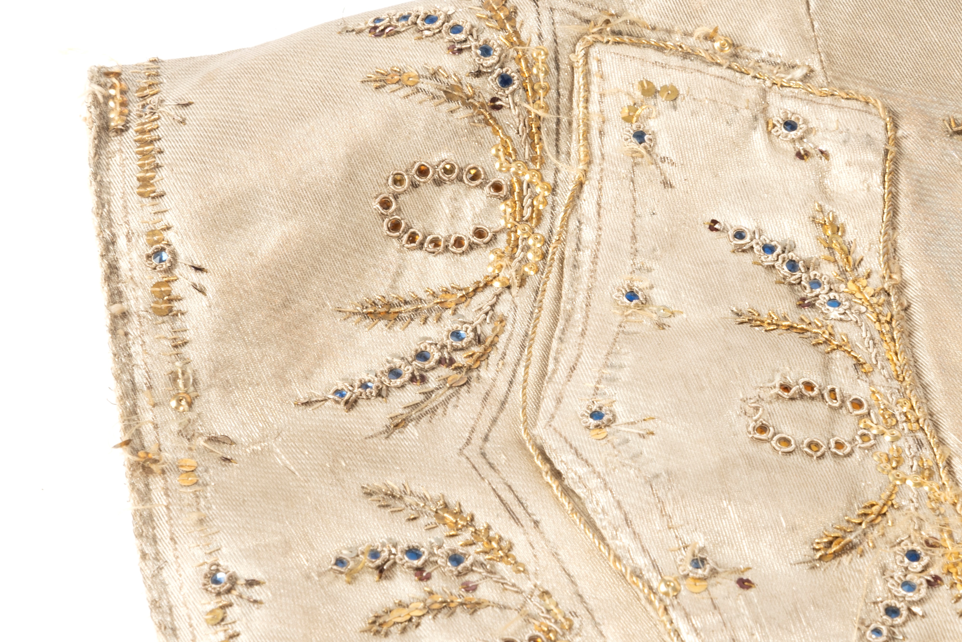 Lotto Composto da Due Gilet in Seta Ricamata, Secolo XVIII, e un Gilet in Broccato, Secolo XIX
