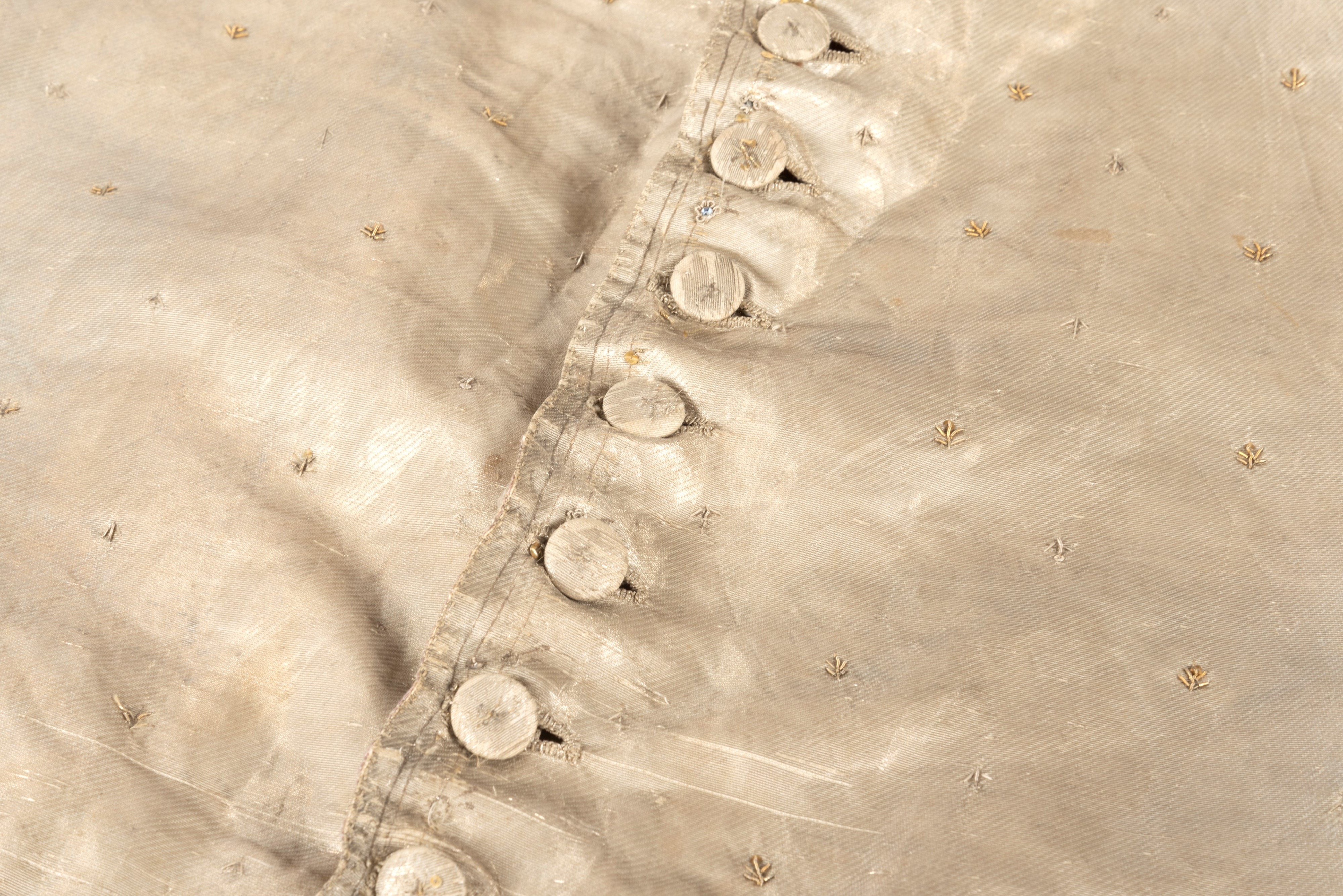 Lotto Composto da Due Gilet in Seta Ricamata, Secolo XVIII, e un Gilet in Broccato, Secolo XIX