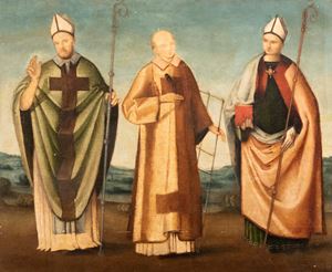 San Lorenzo, San Ludovico da Tolosa e Santo Vescovo