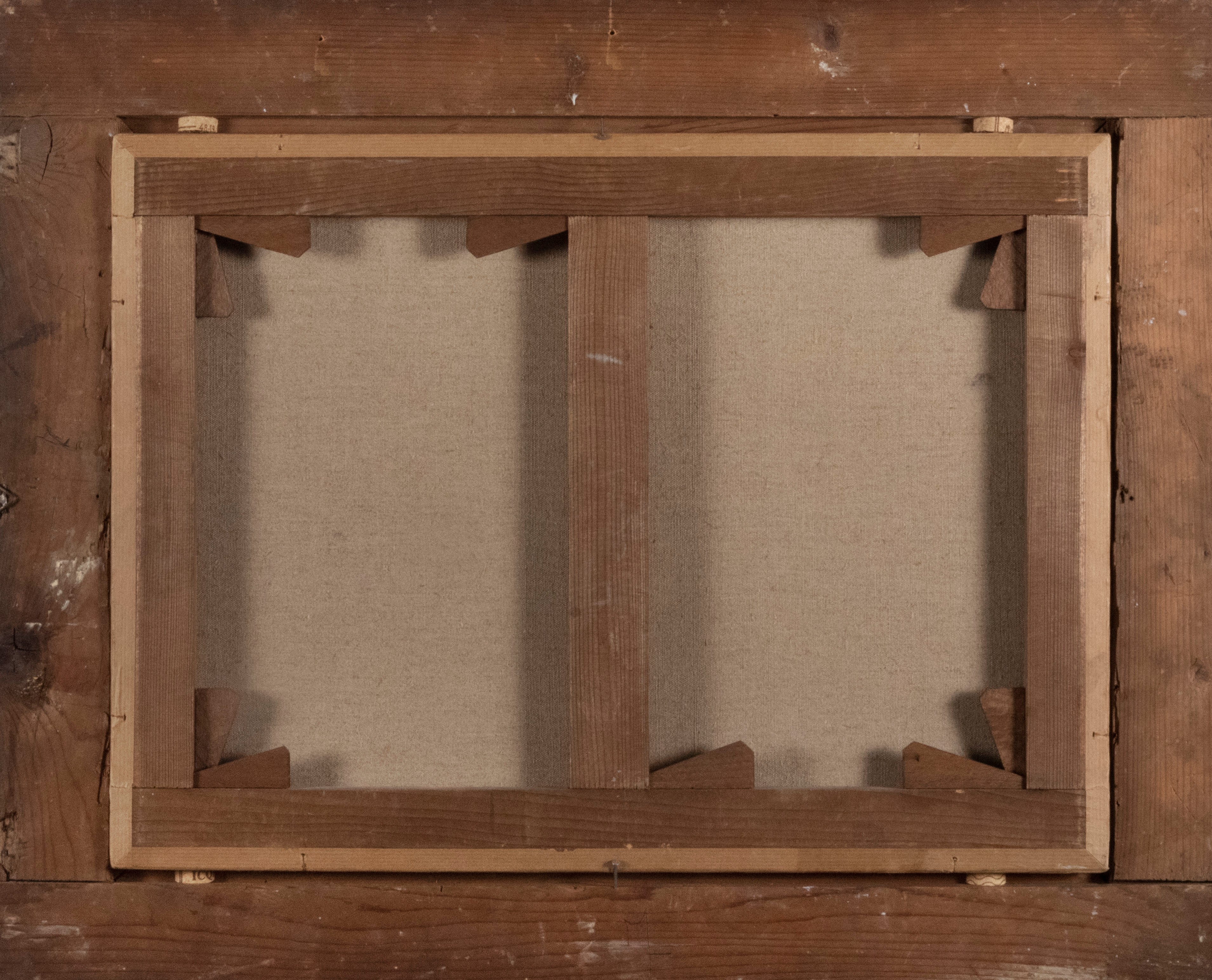 Scuola Romana, Secolo XIX - Roma, Veduta Dell'antico Ponte Cestio con L'isola Tiberina