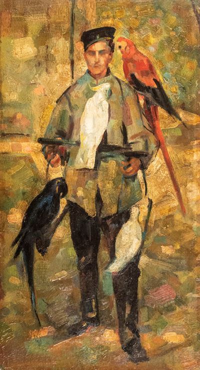 L'uomo dei Pappagalli allo Zoo di Francoforte