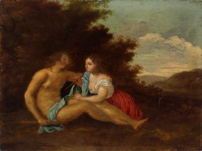 Suonatori di Flauto in un Paesaggio