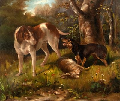 Cani che Si Contendono una Preda