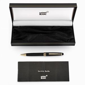 Rollerball &quot;Meisterstuck&quot;, black resin, with original box, Montblanc