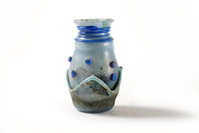 Vaso in Vetro di Murano Blu