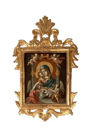 Scuola dell'Italia centrale, secolo XVII - Madonna with Child