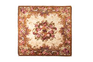 Aubusson carpet with rose motif, early 20th century