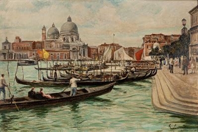 Venezia - Olio su compensato