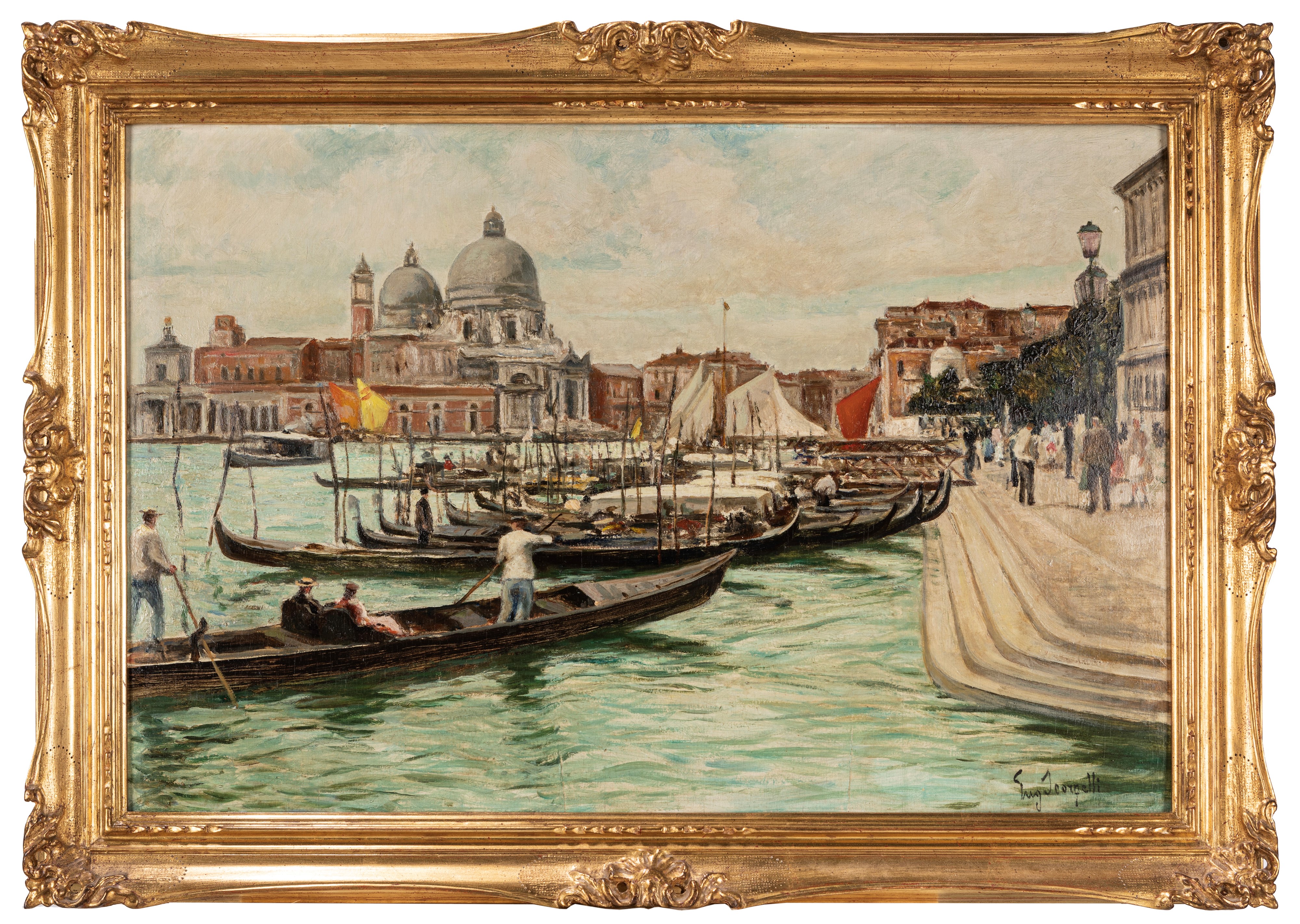 Eugenio Scorzelli - Venezia - Olio su compensato