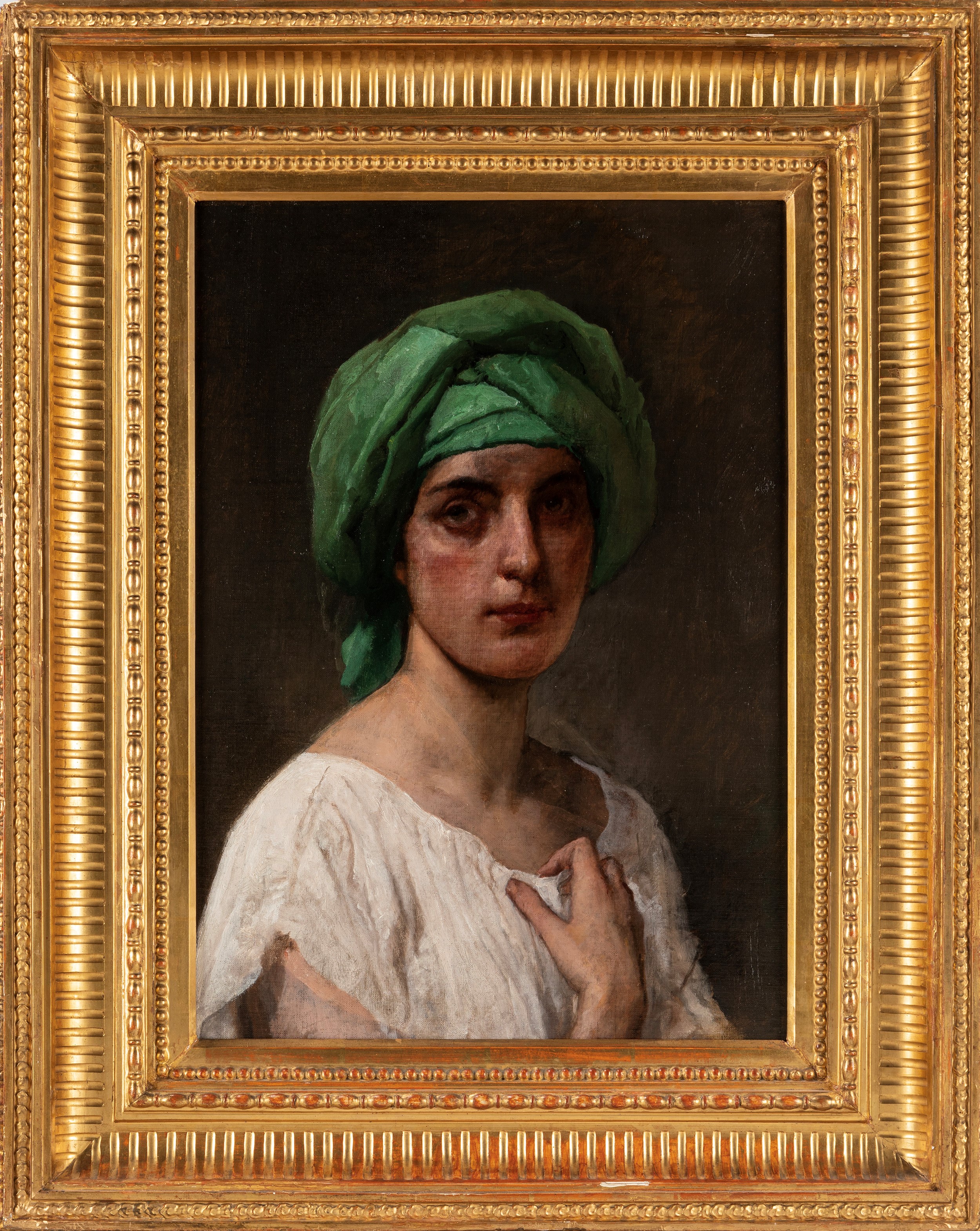 Francesco Hayez - Odalisca (olio su tela, 1880)