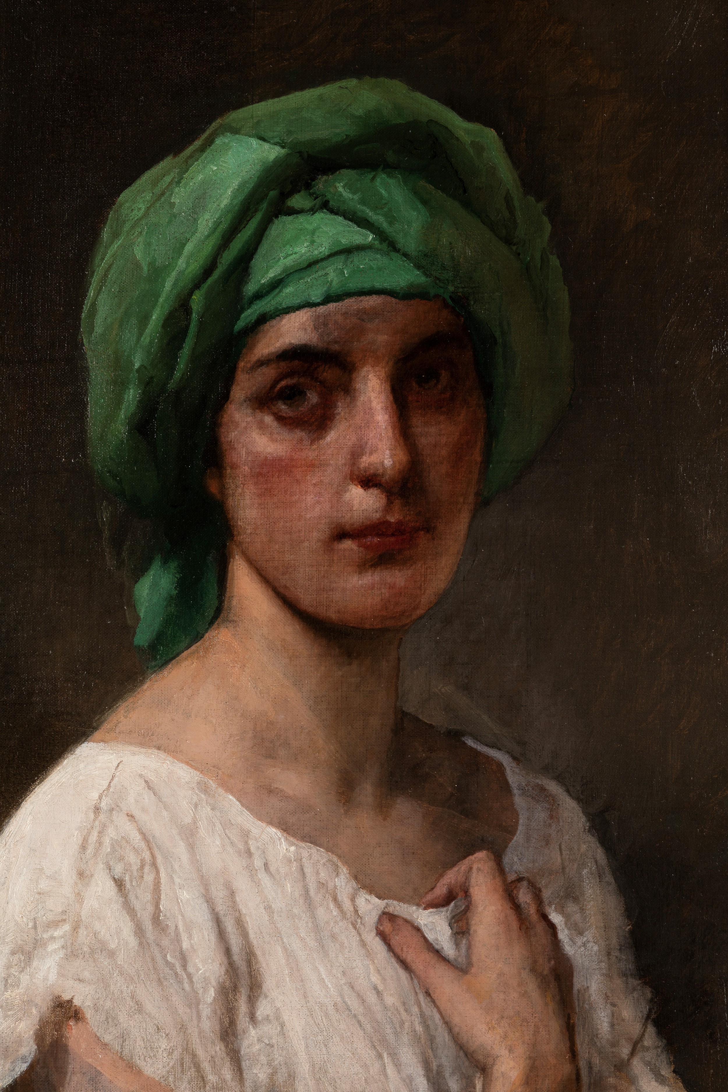 Francesco Hayez - Odalisca (olio su tela, 1880)