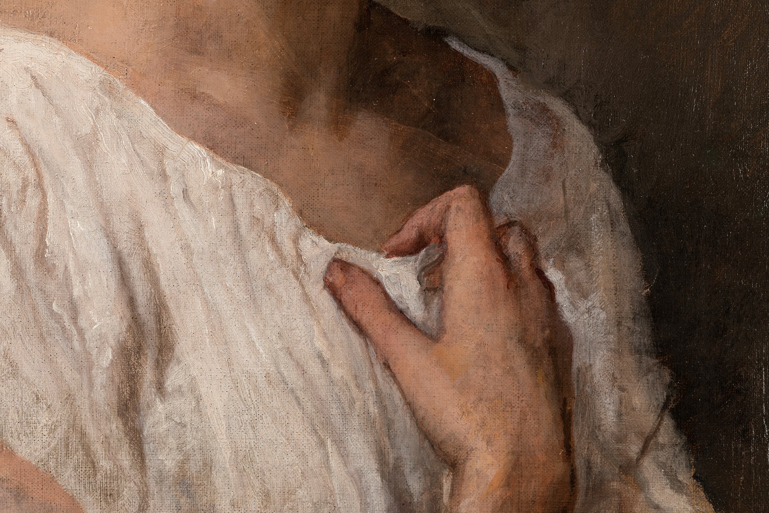 Francesco Hayez - Odalisca (olio su tela, 1880)