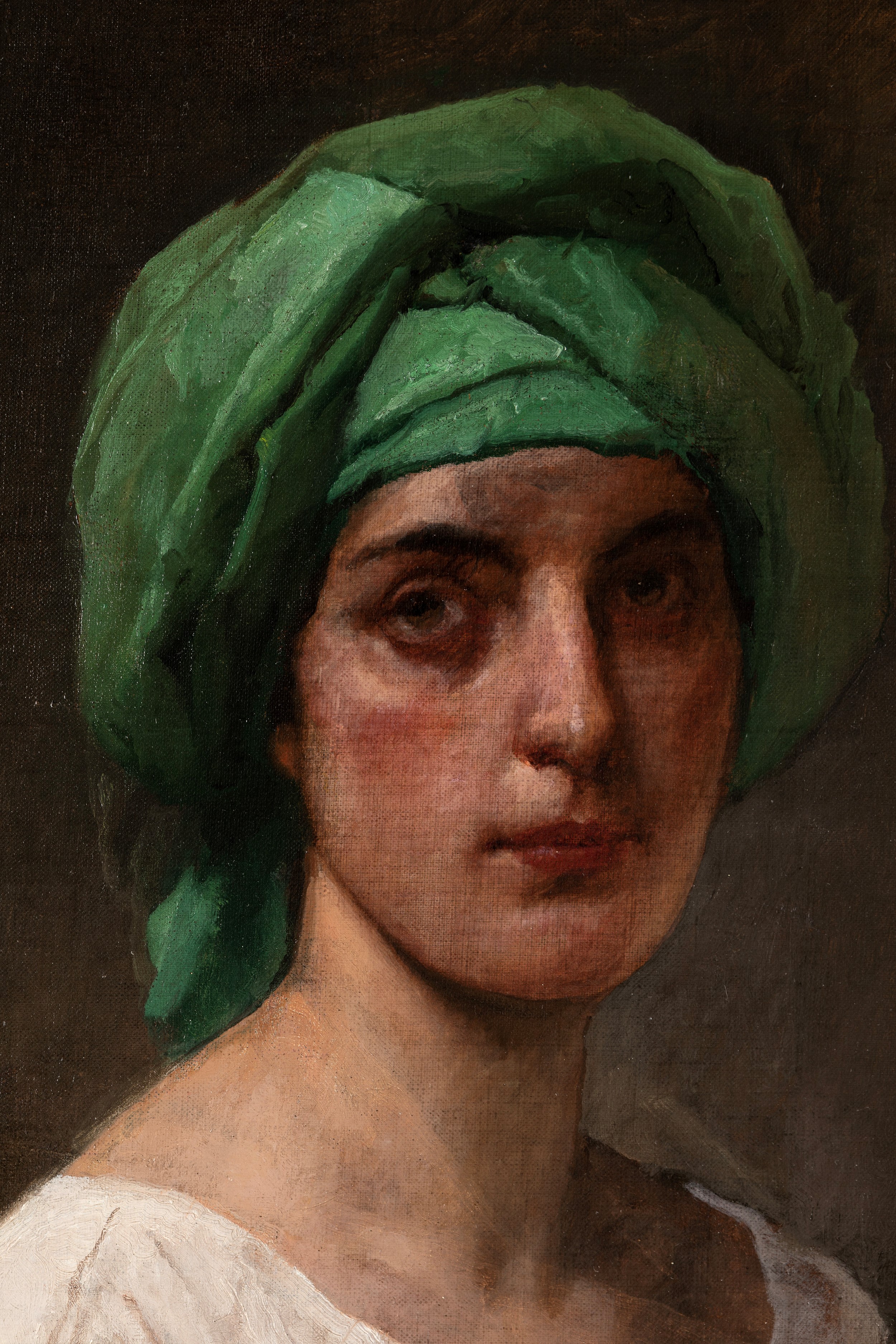Francesco Hayez - Odalisca (olio su tela, 1880)