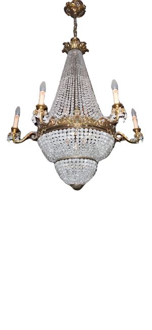  - Crystal chandelier, 20th century