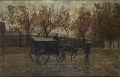 Parte centrale del trittico L'Albero della Vita, olio su tela, 1923