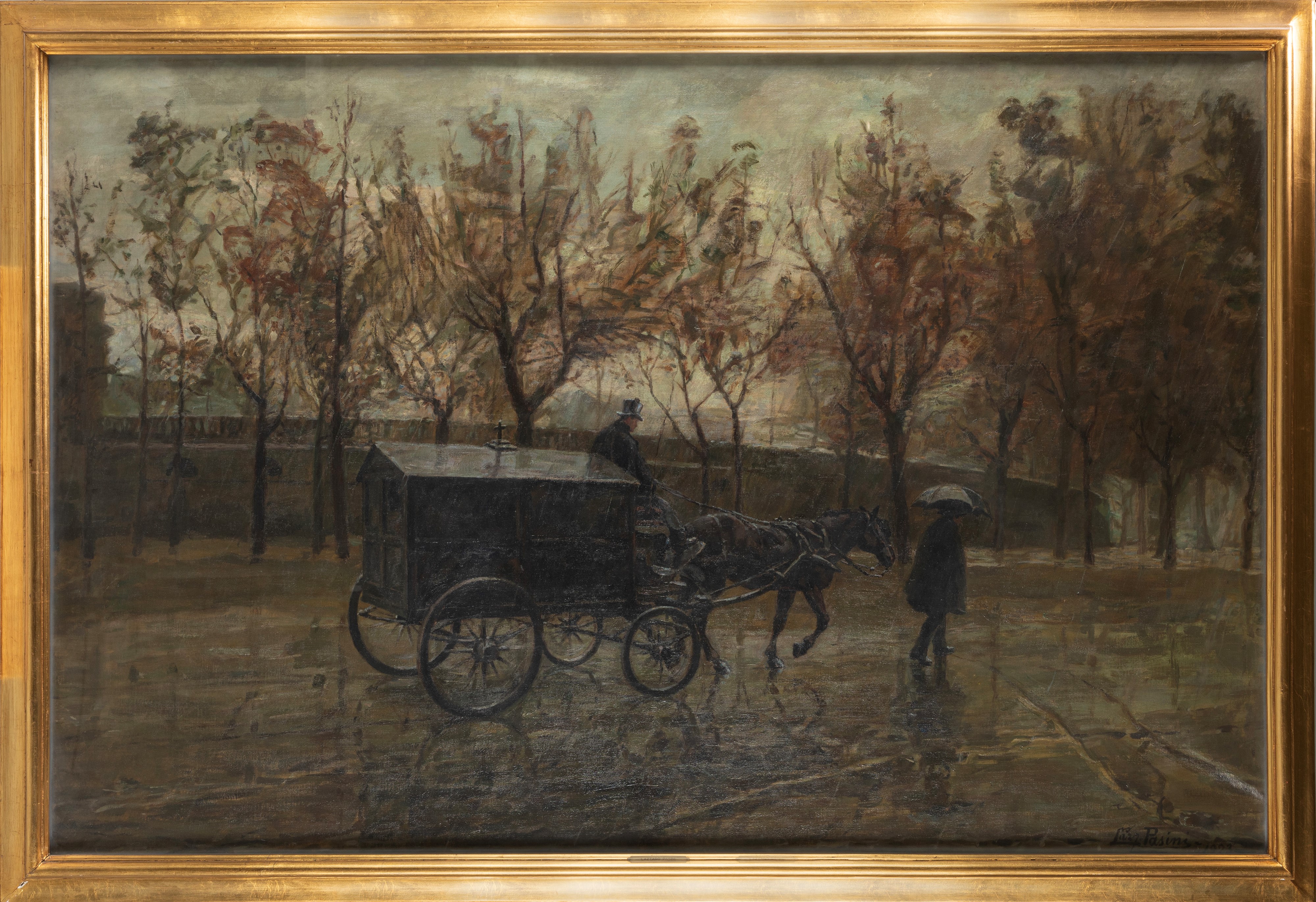 Lazzaro Pasini - Parte centrale del trittico L'Albero della Vita, olio su tela, 1923