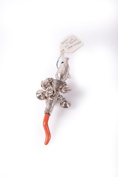 Sonaglio in Argento e Corallo, Londra, Inghilterra XVIII