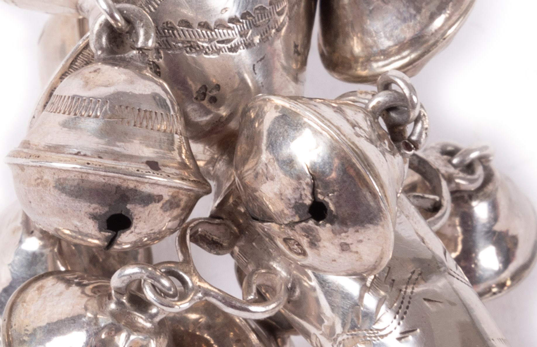 Sonaglio in Argento e Corallo, Londra, Inghilterra XVIII