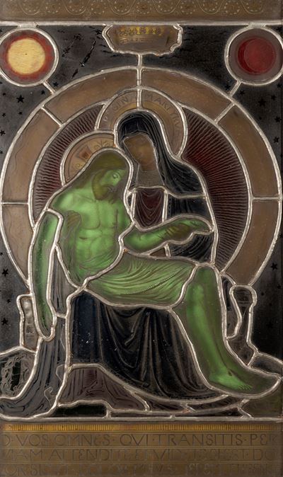 Vetrata a Piombo Raffigurante la Pietà