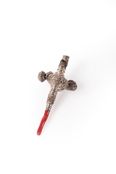 Sonaglio in Argento e Corallo, Secolo XIX
