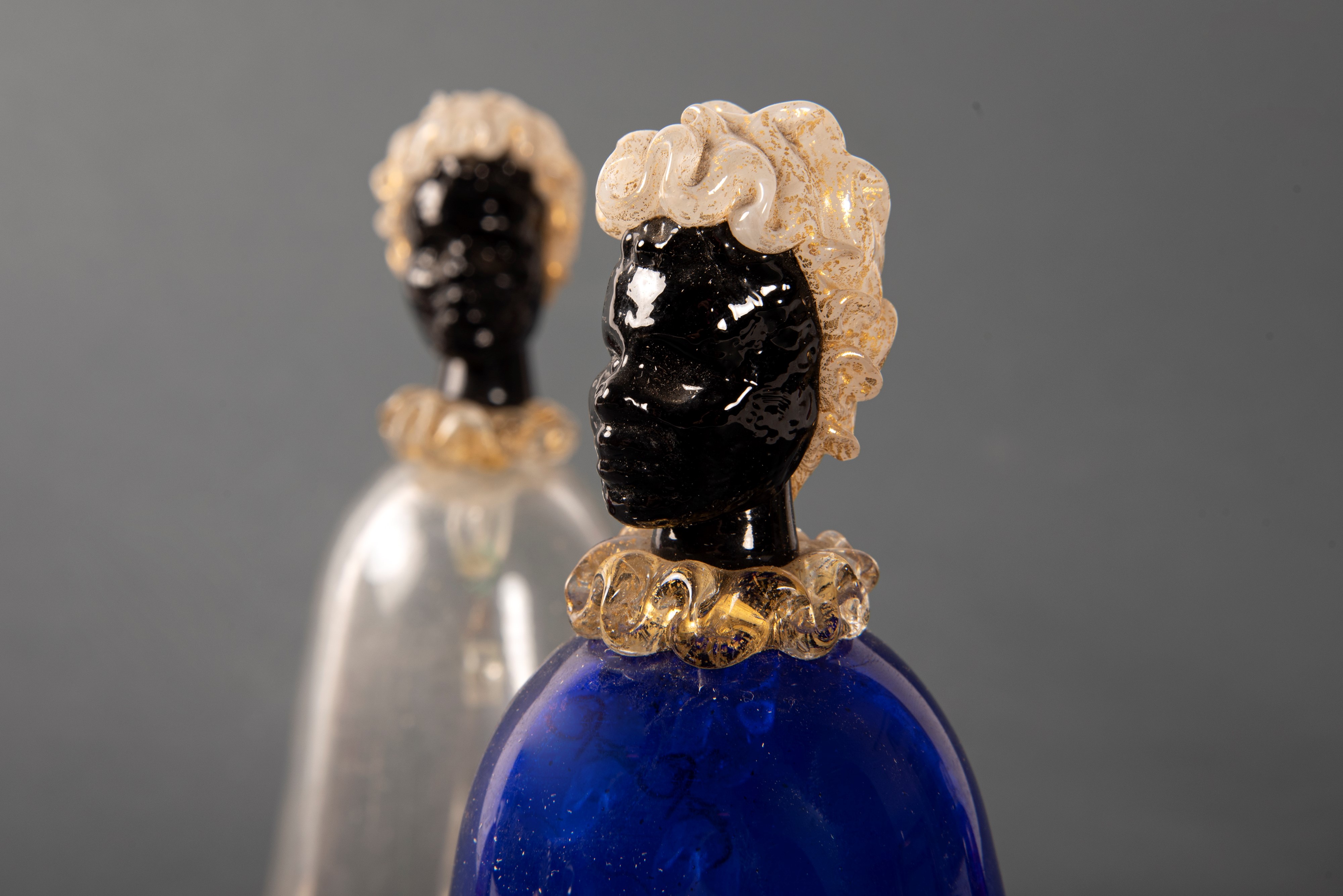 Lotto Composto da Sei Campanelli in Vetro di Murano, Secolo XX