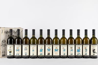 Italia 90 Politici Italiani di Giorgio Forattini - Castello Banfi (12 Bt)
