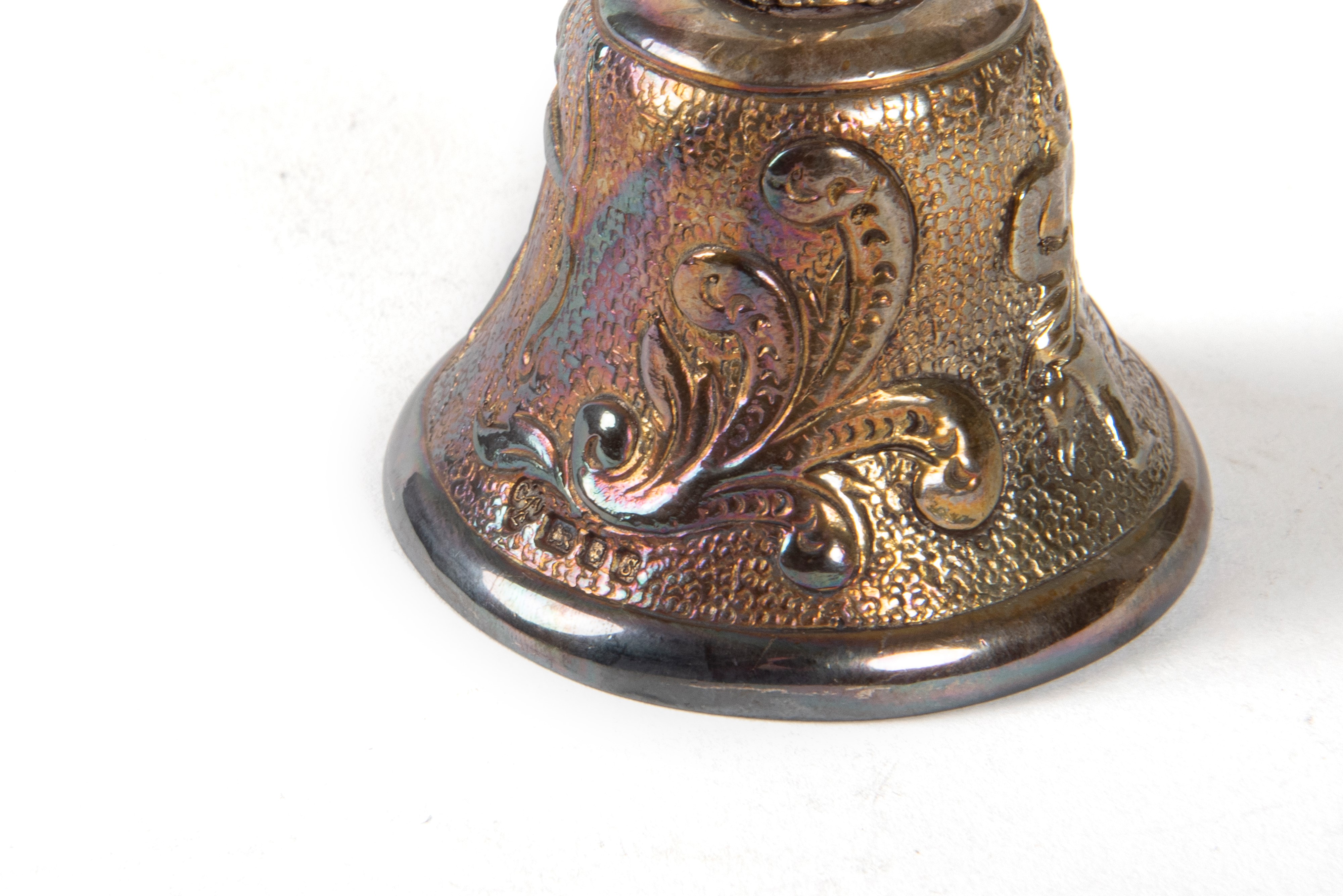 Coppia di Campanelli Argento, Londra, Inghilterra Secolo XX