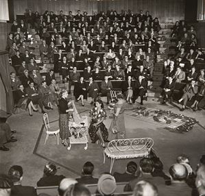 Teatro Sant'Erasmo, durante la rappresentazione di una scena