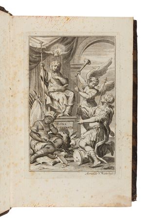 Vincenzo Piazza - Bona espugnata. Poema... con l'allegoria estratta dal conte Marcantonio Ginanni... e con gli argomenti del conte Fabrizio Monsignani...