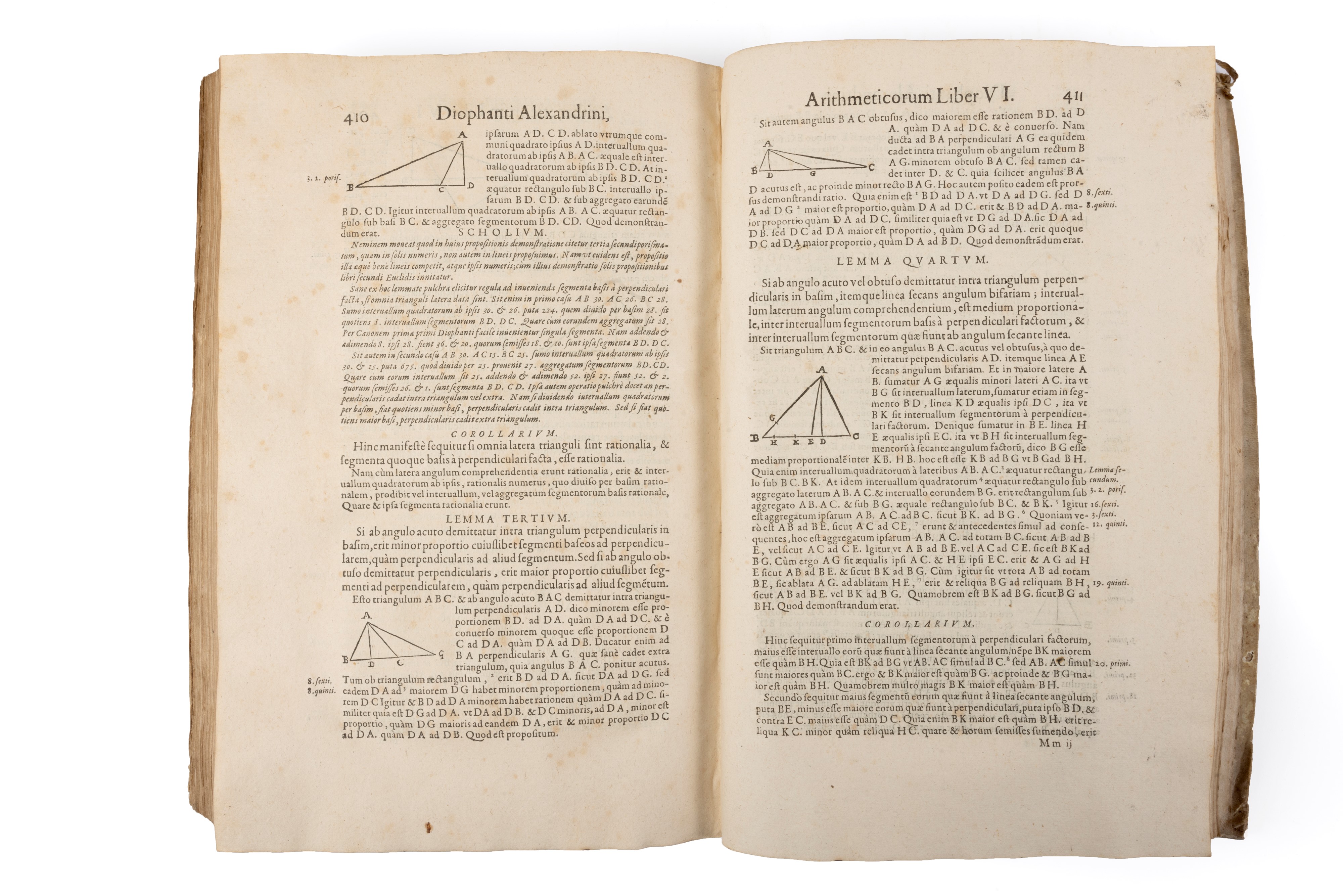 Diofanto di Alessandria - C. G. Bachet, Arithmeticorum libri sex et de numeris multangulis liber ...